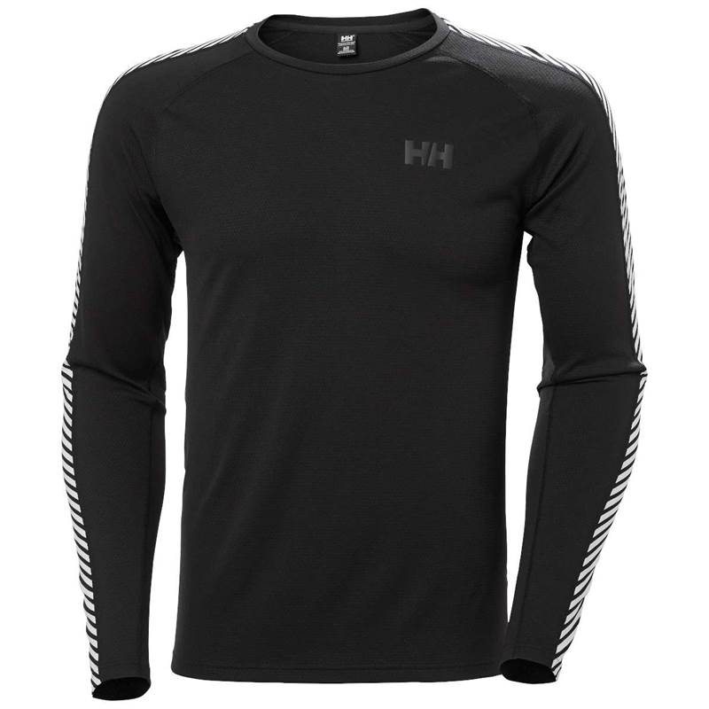 Helly Hansen Mens Lifa Active Stripe Crew Baselayer Top.-1